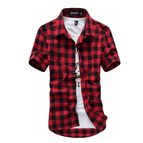 Gary plaid shirt - VERSO QUALITY MATERIALS