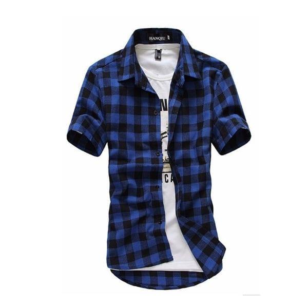 Gary plaid shirt - VERSO QUALITY MATERIALS