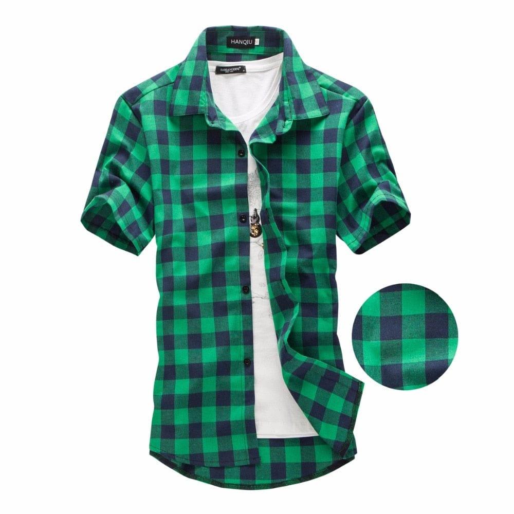 Gary plaid shirt - VERSO QUALITY MATERIALS