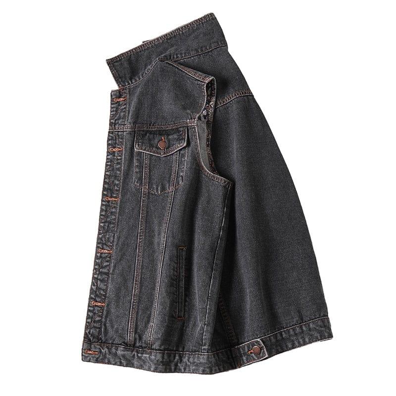 Grayson denim vest (Plus sizes) - VERSO QUALITY MATERIALS