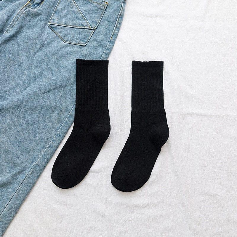 Henry socks Verso Black - long EUR 36-42 