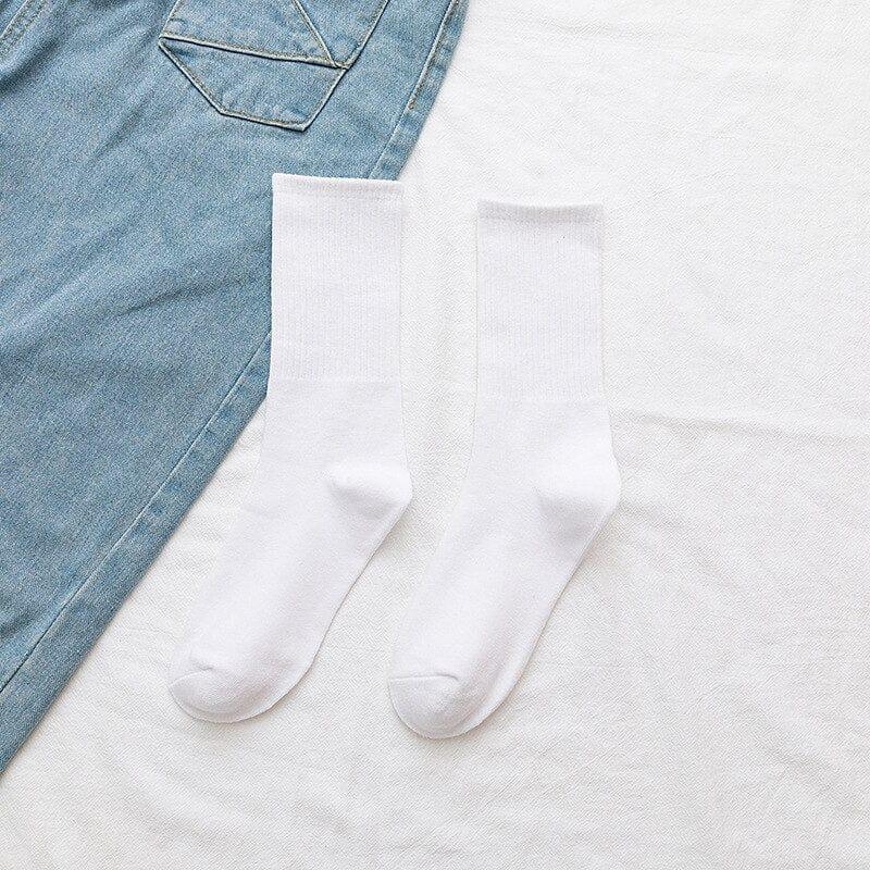 Henry socks Verso White - long EUR 36-42 