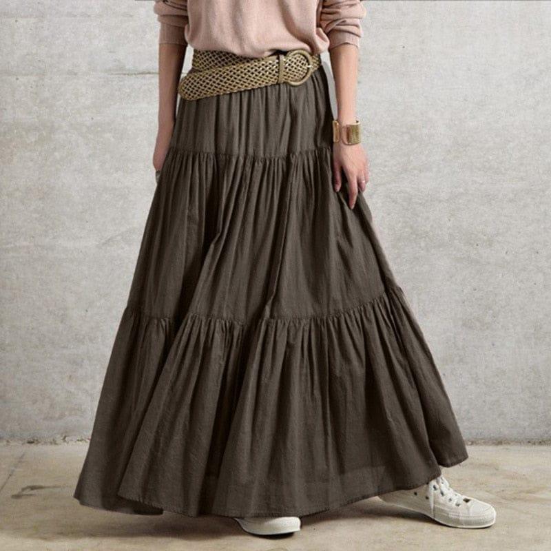 Holly oversize skirt (Plus sizes) - VERSO QUALITY MATERIALS