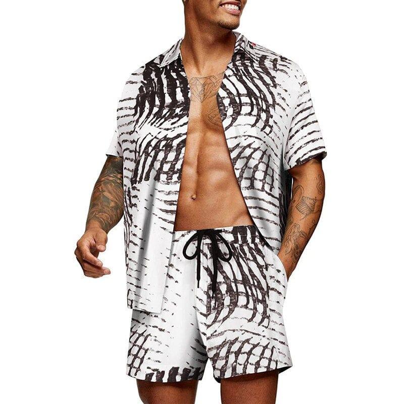 Jace button up set Verso Black & White S 