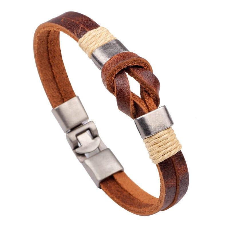 Jacke leather bracelet - VERSO QUALITY MATERIALS