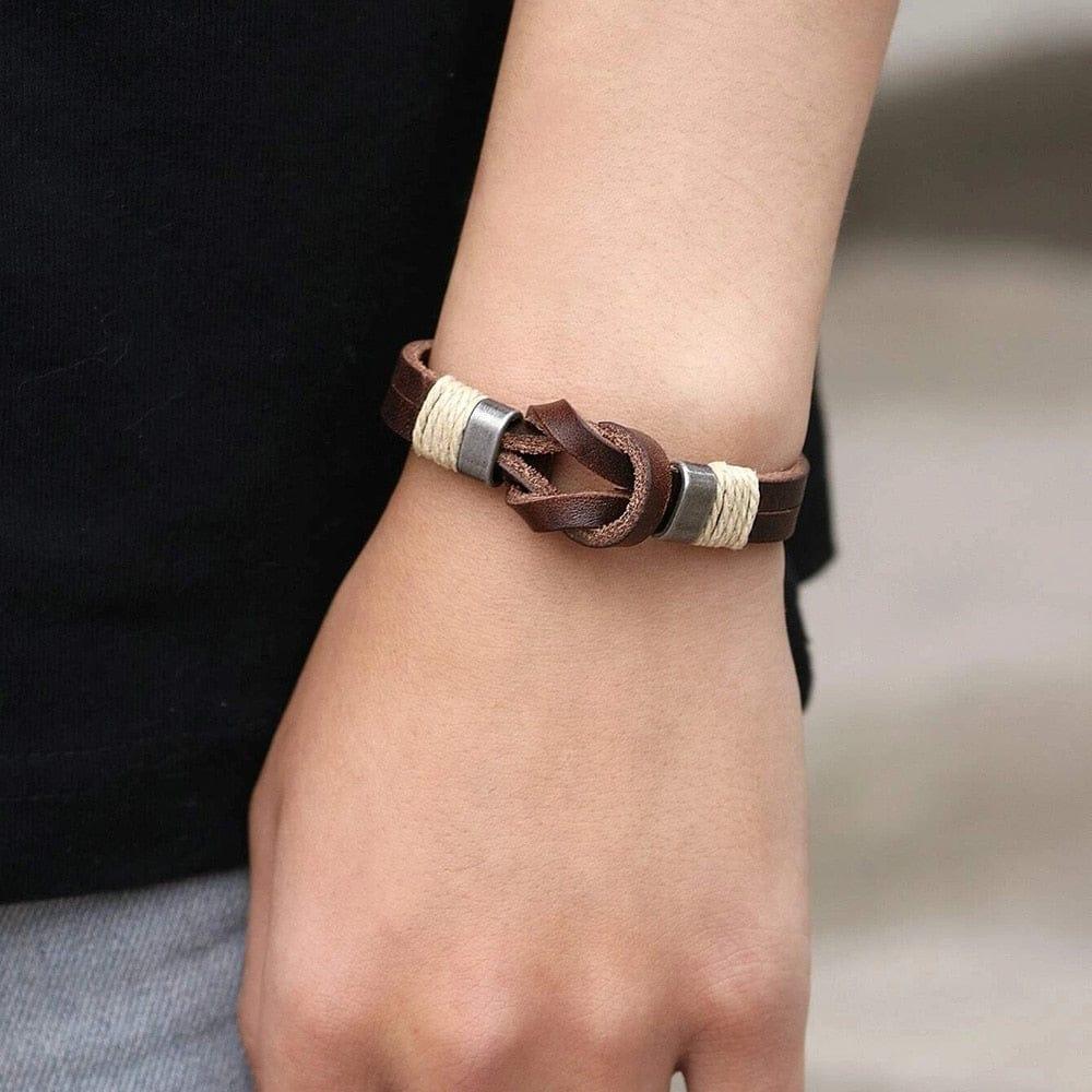 Jacke leather bracelet - VERSO QUALITY MATERIALS