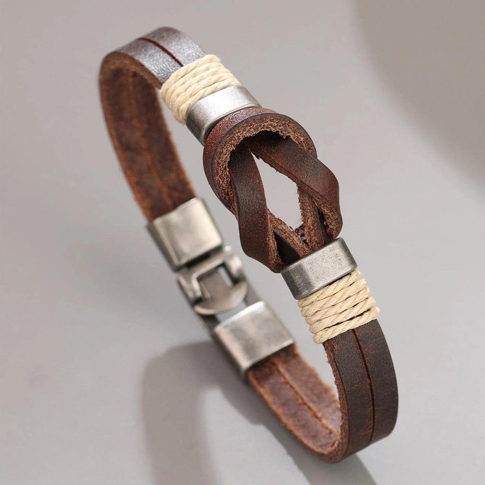 Jacke leather bracelet - VERSO QUALITY MATERIALS
