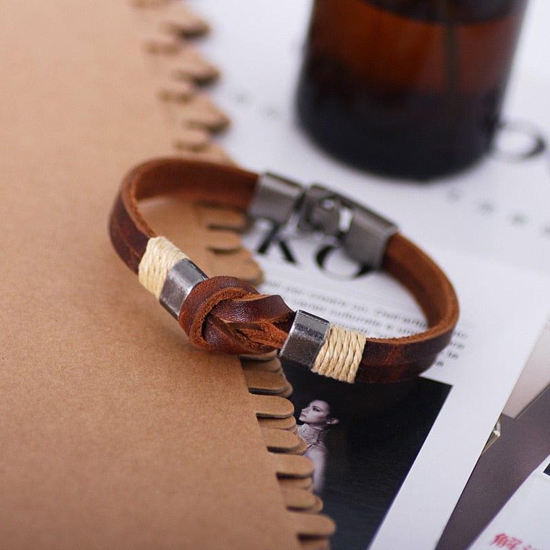 Jacke leather bracelet - VERSO QUALITY MATERIALS