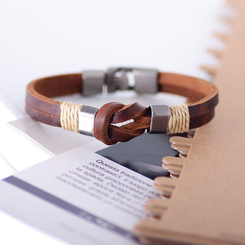 Jacke leather bracelet - VERSO QUALITY MATERIALS