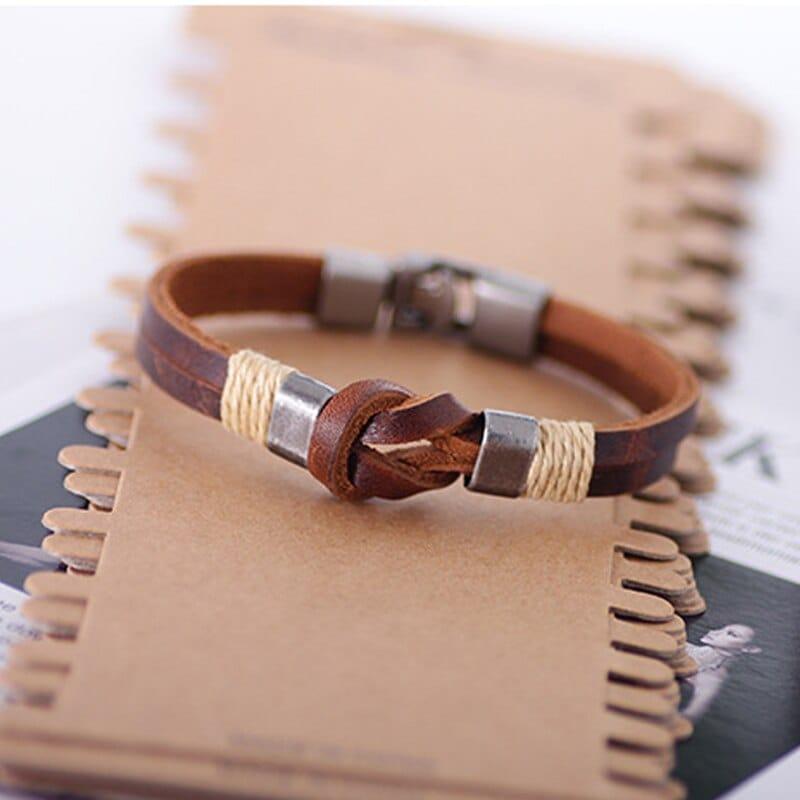 Jacke leather bracelet - VERSO QUALITY MATERIALS