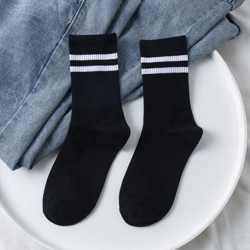 Jacki socks Verso Black stripes 