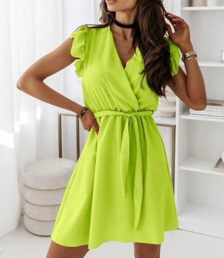 jackie elegant dress versoqualitymaterials Light green XL 