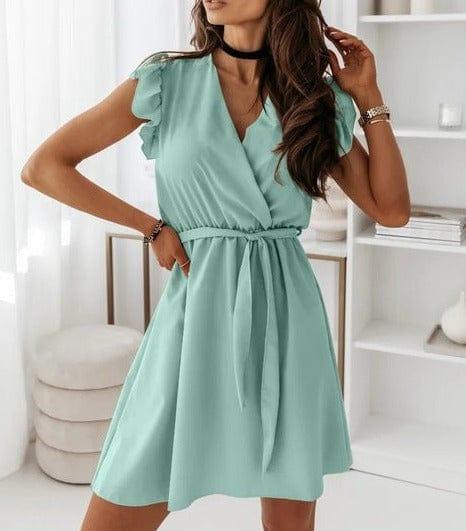 jackie elegant dress versoqualitymaterials Turquoise 2XL 