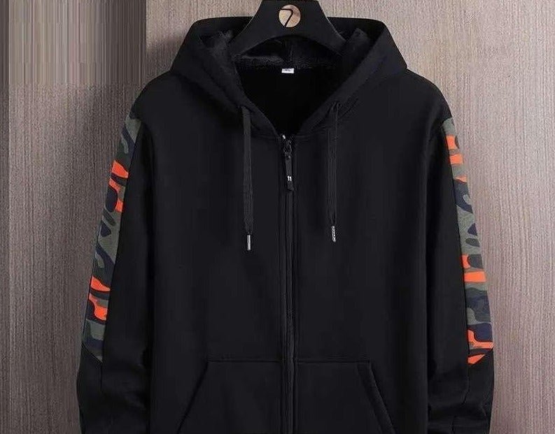 Jakob zip up hoodie (Plus sizes) - VERSO QUALITY MATERIALS