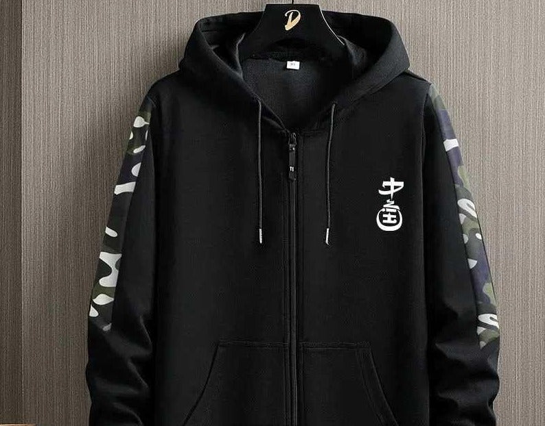 Jakob zip up hoodie (Plus sizes) - VERSO QUALITY MATERIALS