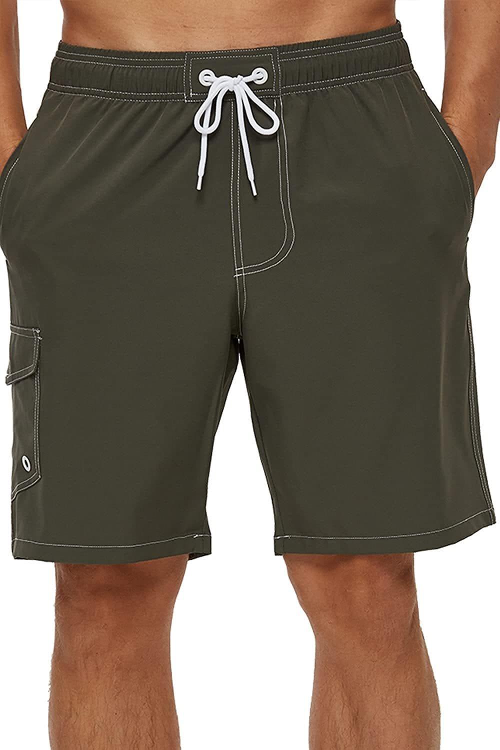 Jasper short swim trunks Verso Army green XS 