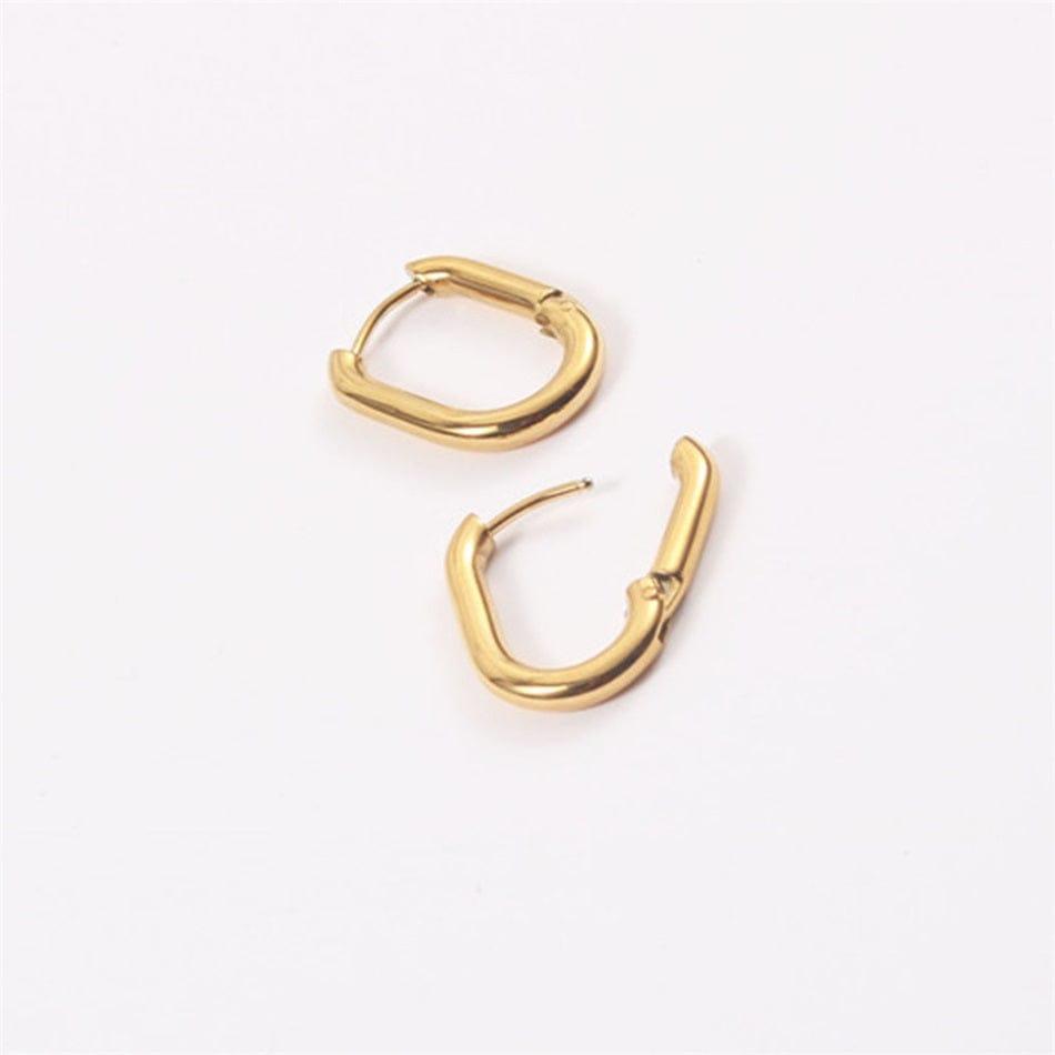 Jenna stainless steel earrings - VERSO QUALITY MATERIALS