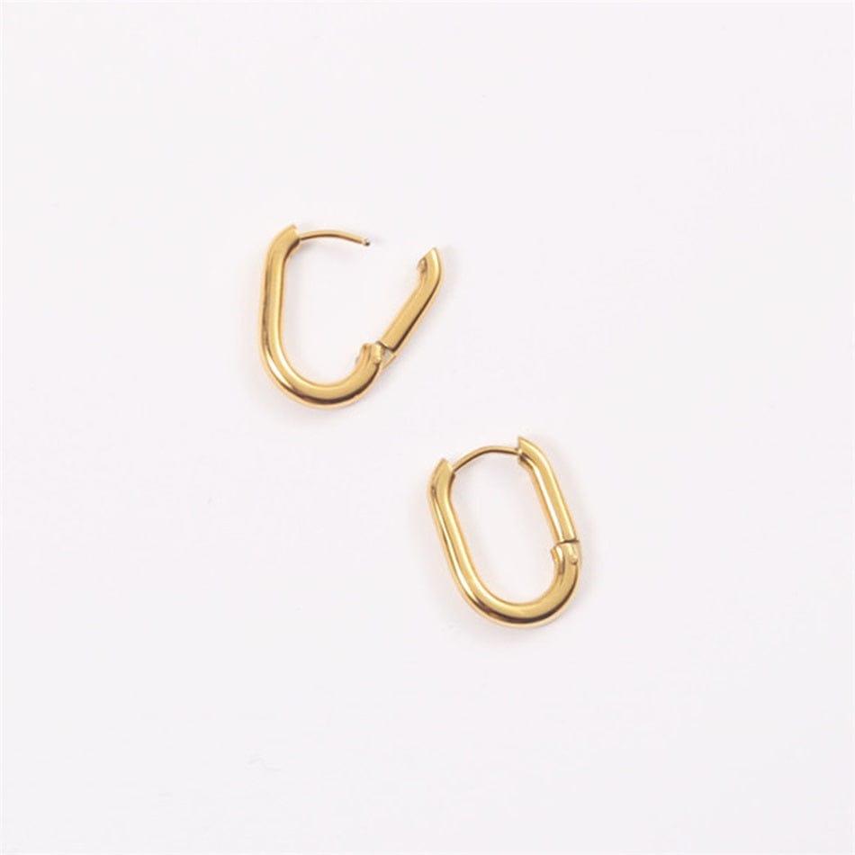 Jenna stainless steel earrings - VERSO QUALITY MATERIALS