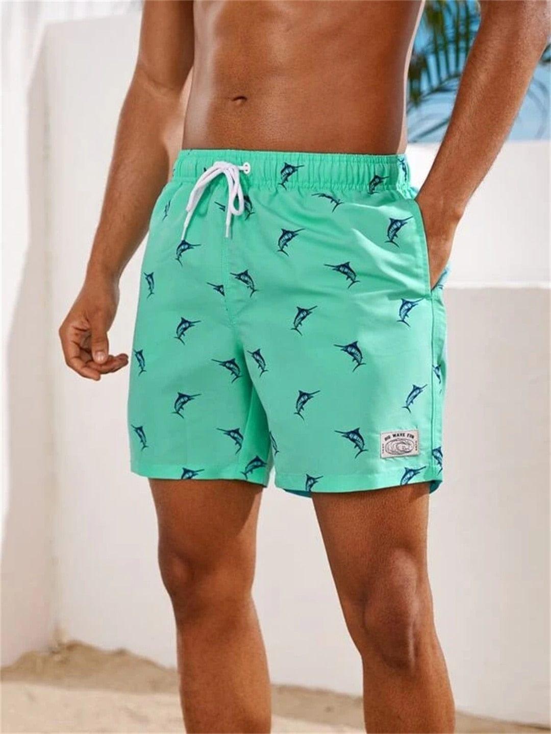 Jonathan short swim trunks (Plus sizes) Verso Turquoise S 