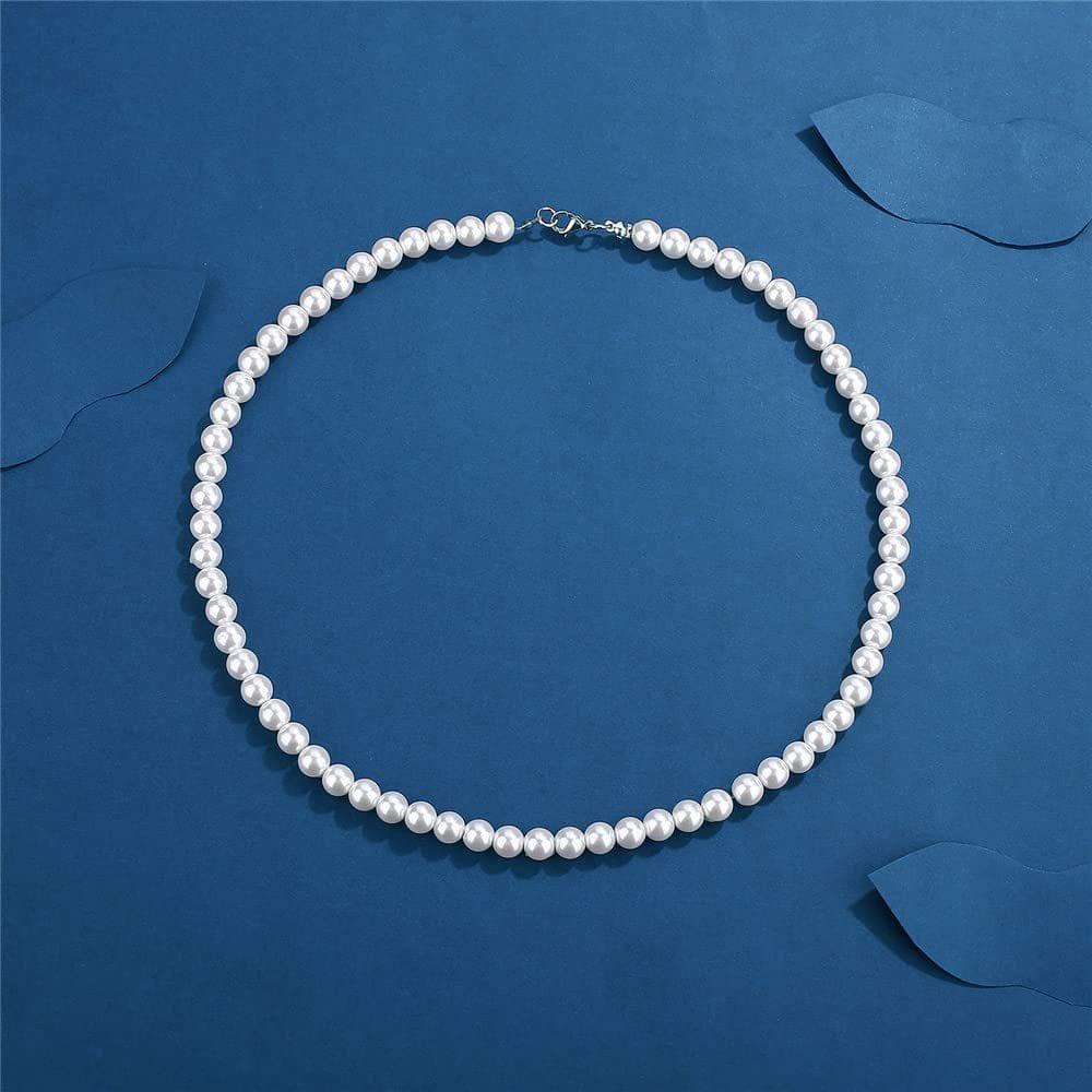 Jordan unisex pearl necklace - VERSO QUALITY MATERIALS
