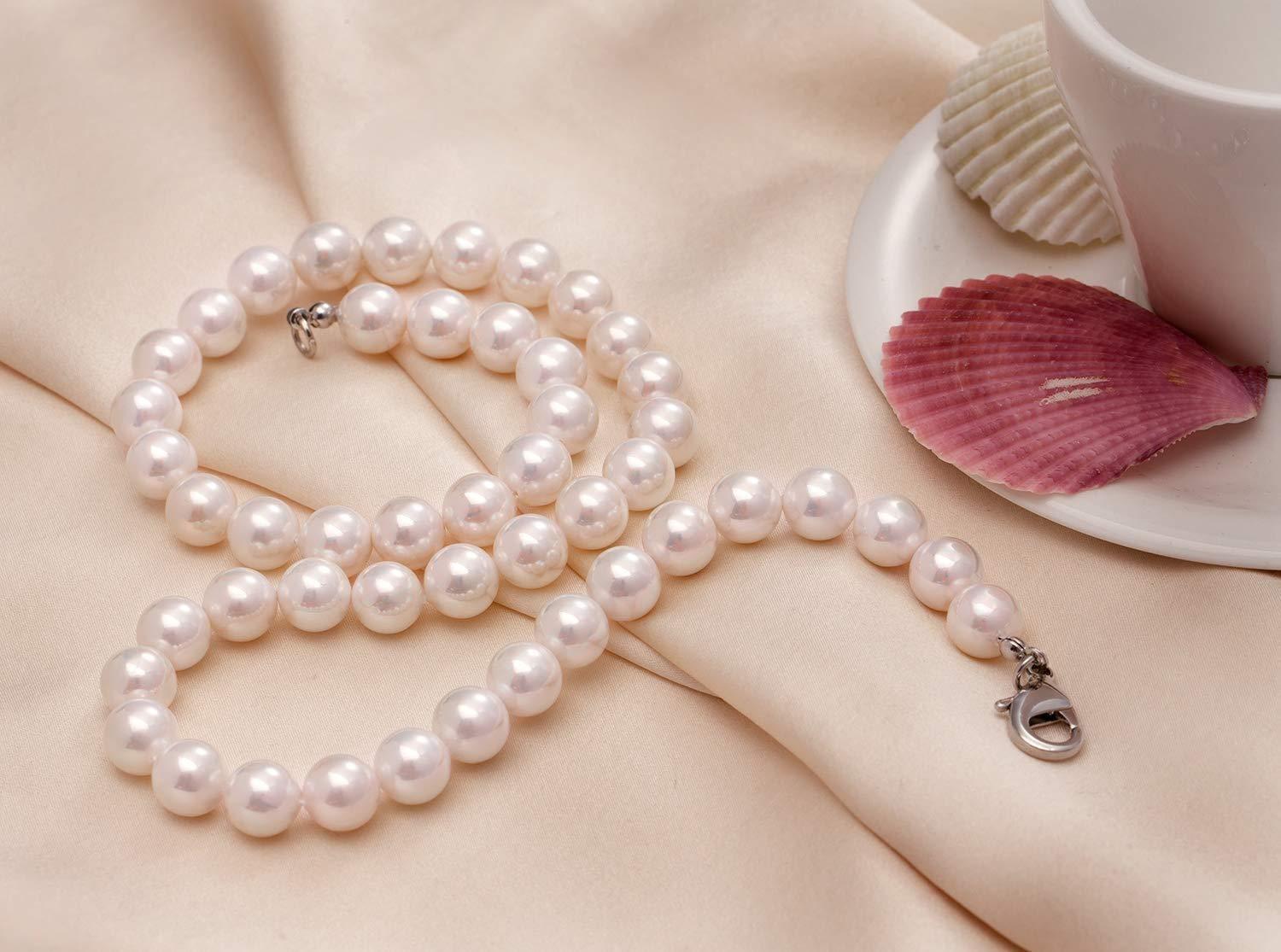 Jordan unisex pearl necklace - VERSO QUALITY MATERIALS
