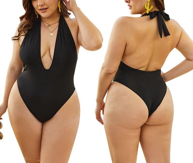 Julie one piece swimsuit (Plus sizes) - VERSO QUALITY MATERIALS