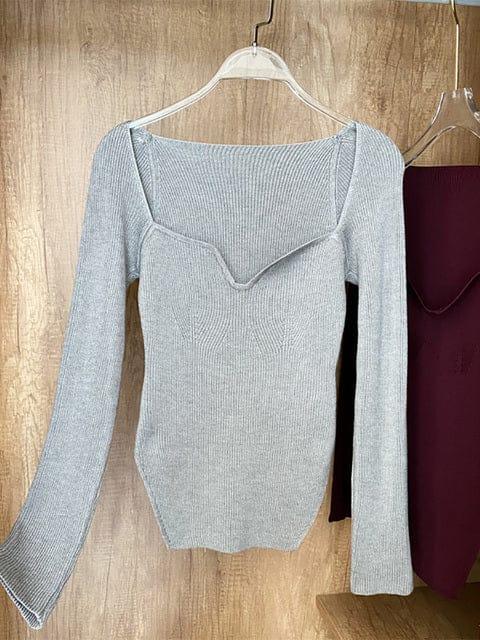 Juliet long sleeve shirt VERSO QUALITY MATERIALS gray One Size 