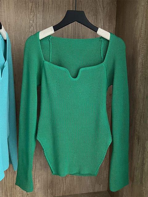 Juliet long sleeve shirt VERSO QUALITY MATERIALS green One Size 