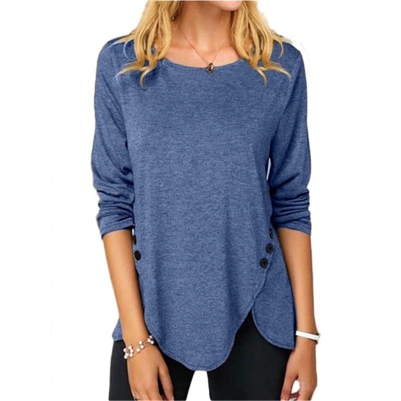 Kaitlyn long sleeve shirt (Plus sizes) - VERSO QUALITY MATERIALS