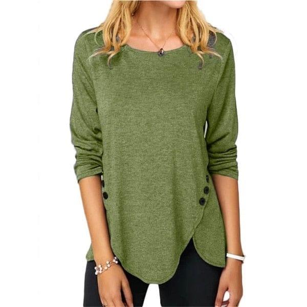 Kaitlyn long sleeve shirt (Plus sizes) - VERSO QUALITY MATERIALS