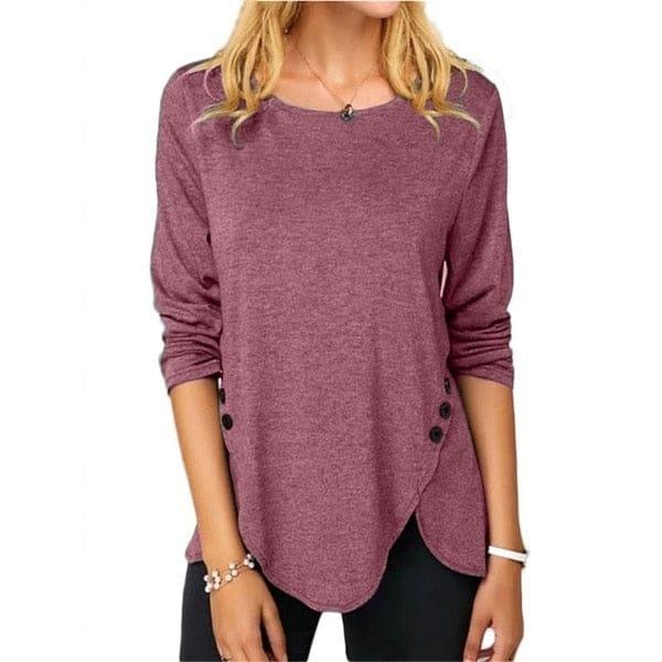 Kaitlyn long sleeve shirt (Plus sizes) - VERSO QUALITY MATERIALS