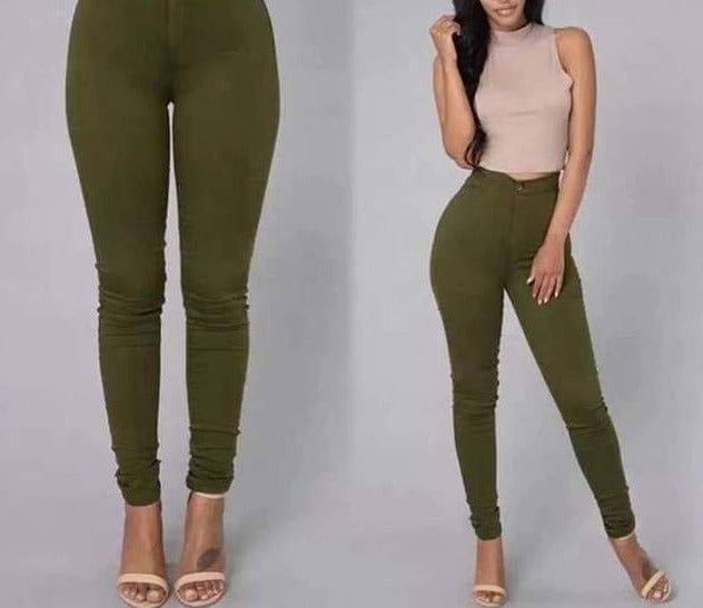 Karla jeans versoqualitymaterials Green XL 