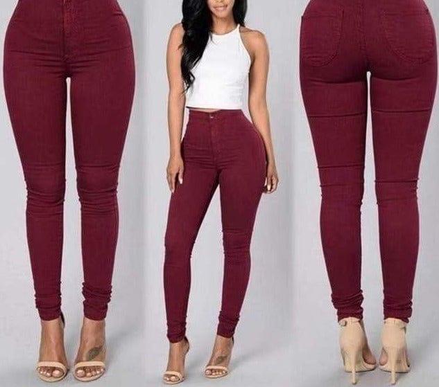 Karla jeans versoqualitymaterials Red XXL 