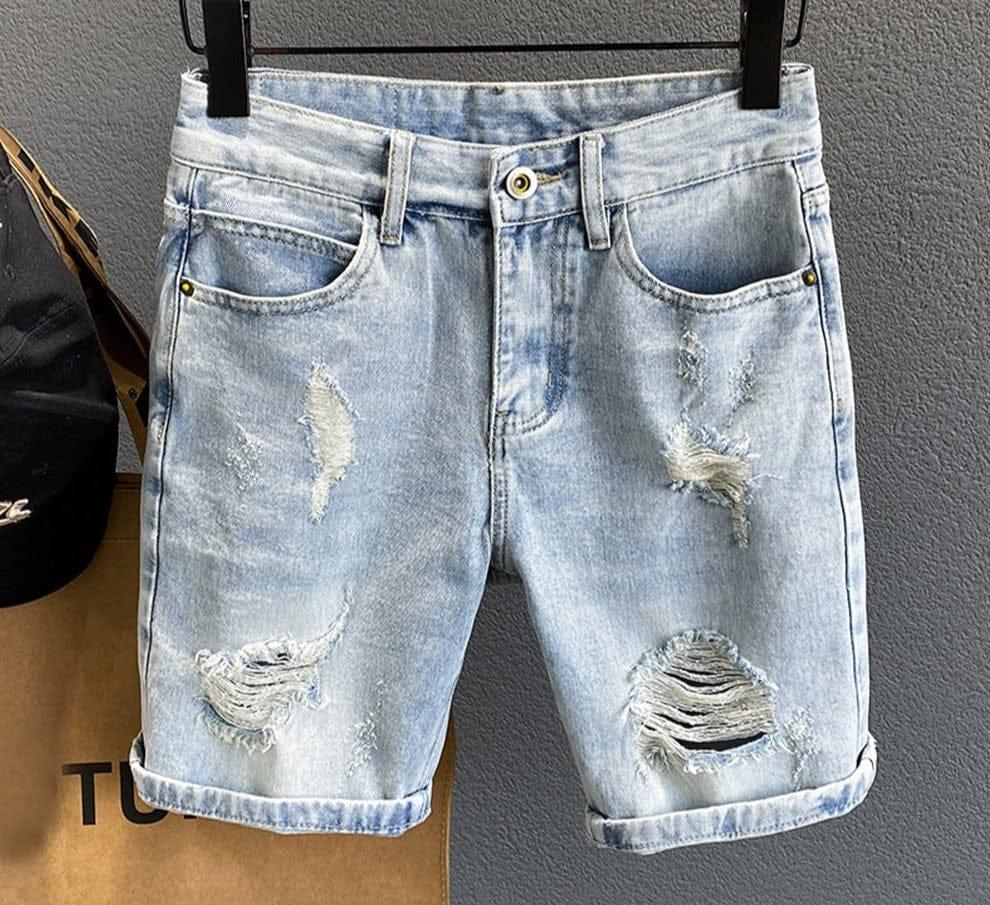 Karter denim shorts Verso Light blue 28 