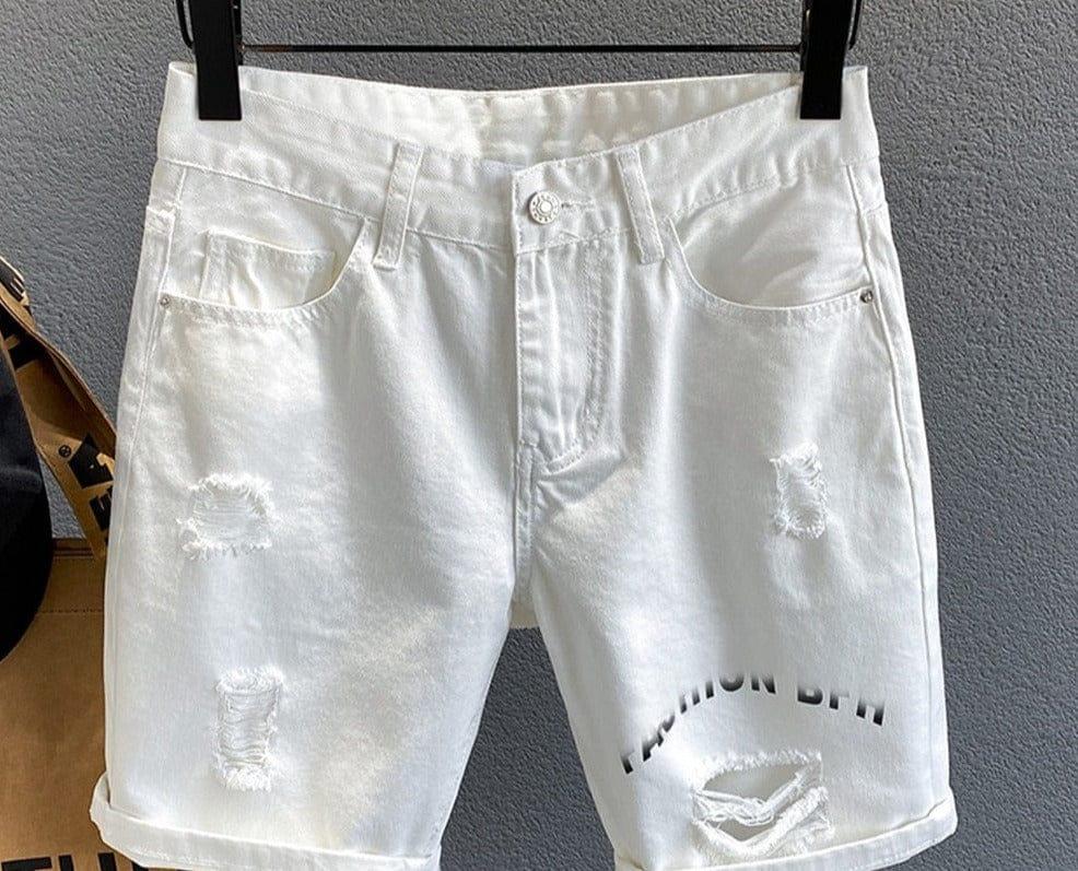 Karter denim shorts Verso White 28 