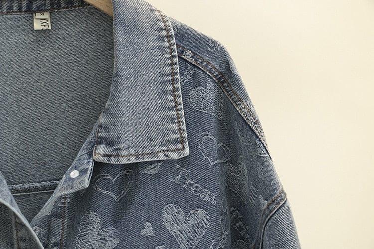 Katie denim jacket (Plus sizes) - VERSO QUALITY MATERIALS