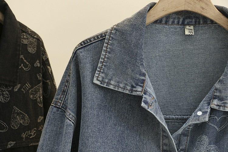 Katie denim jacket (Plus sizes) - VERSO QUALITY MATERIALS