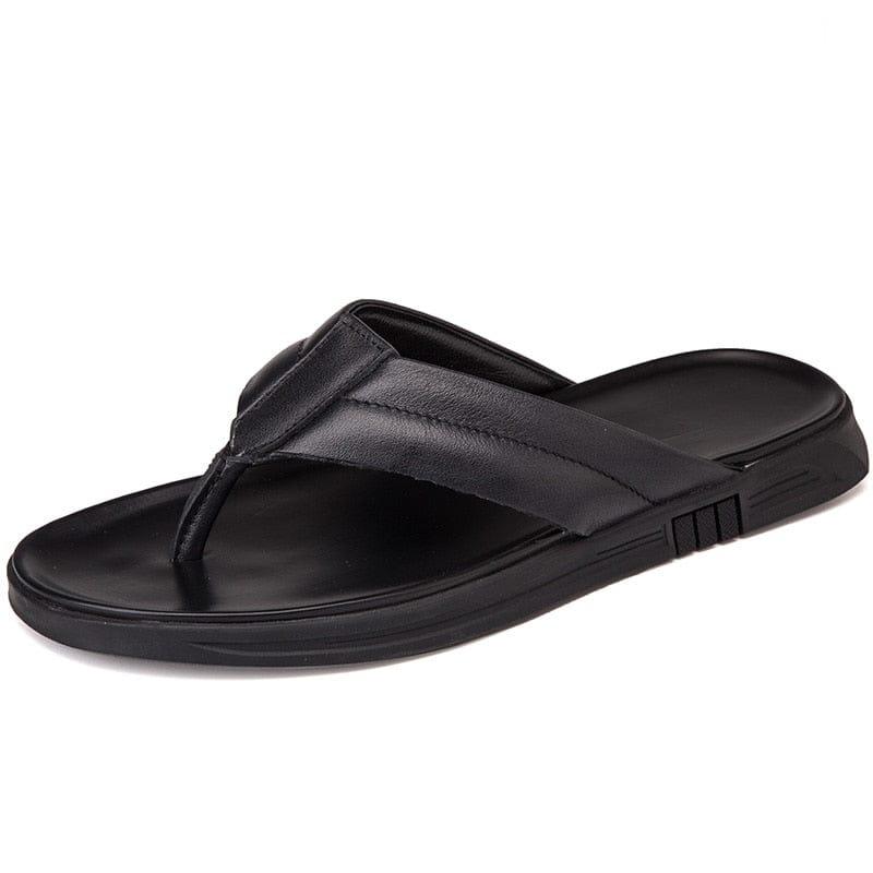 Kayden leather flip flop - VERSO QUALITY MATERIALS