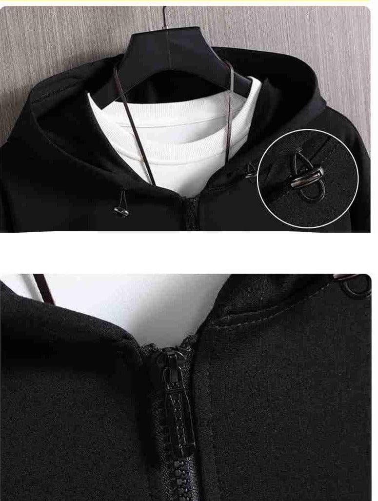 Kenji zip up hoodie (Plus sizes) - VERSO QUALITY MATERIALS