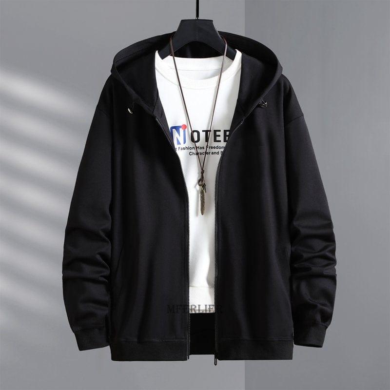 Kenji zip up hoodie (Plus sizes) - VERSO QUALITY MATERIALS