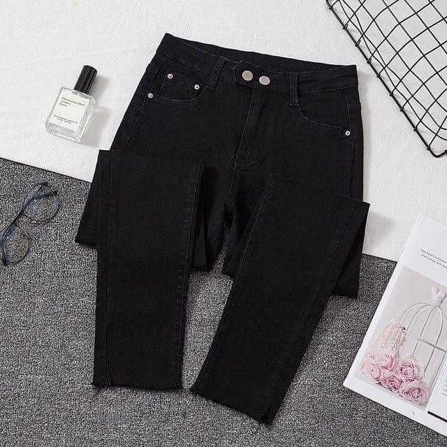 Kiera jeans versoqualitymaterials Black XL 