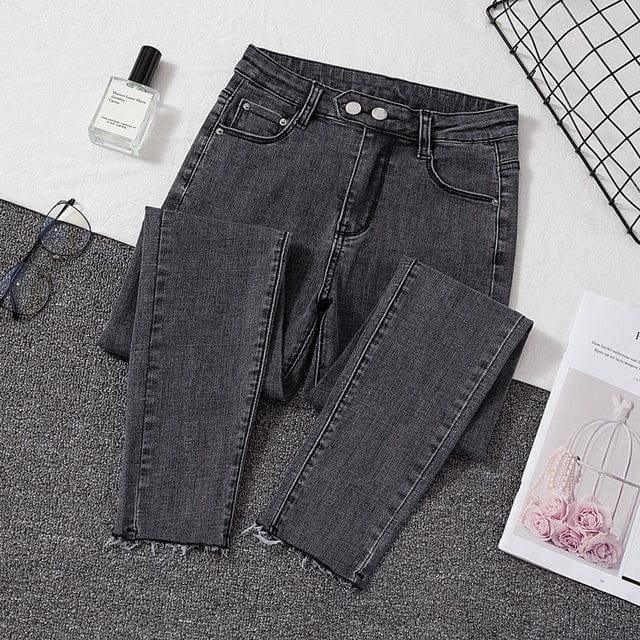 Kiera jeans versoqualitymaterials Gray S 