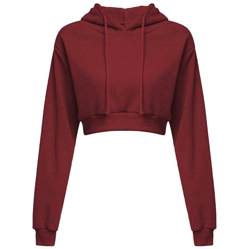 Kylee crooped hoodie - VERSO QUALITY MATERIALS