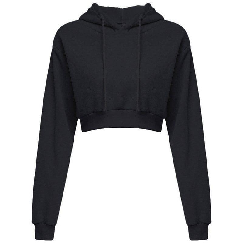 Kylee crooped hoodie - VERSO QUALITY MATERIALS