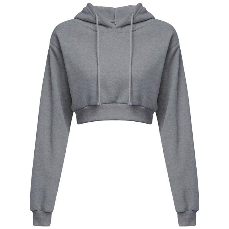 Kylee crooped hoodie - VERSO QUALITY MATERIALS