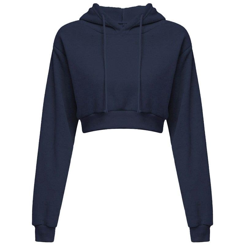 Kylee crooped hoodie - VERSO QUALITY MATERIALS