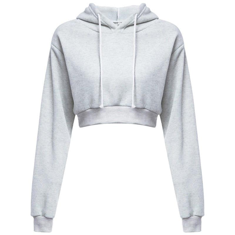 Kylee crooped hoodie - VERSO QUALITY MATERIALS