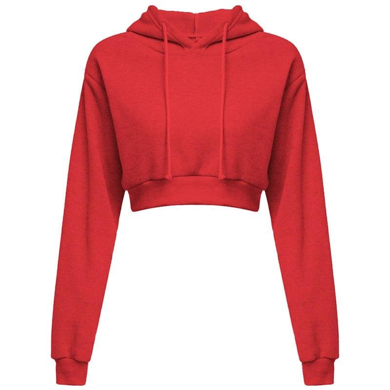 Kylee crooped hoodie - VERSO QUALITY MATERIALS