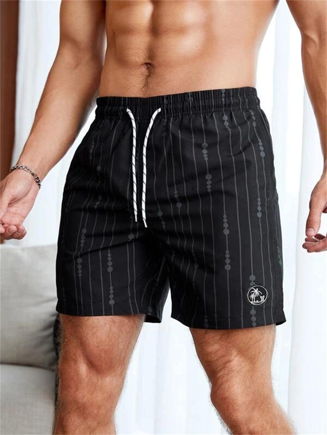 Landon swim short trunks (Plus sizes) Verso Black S 