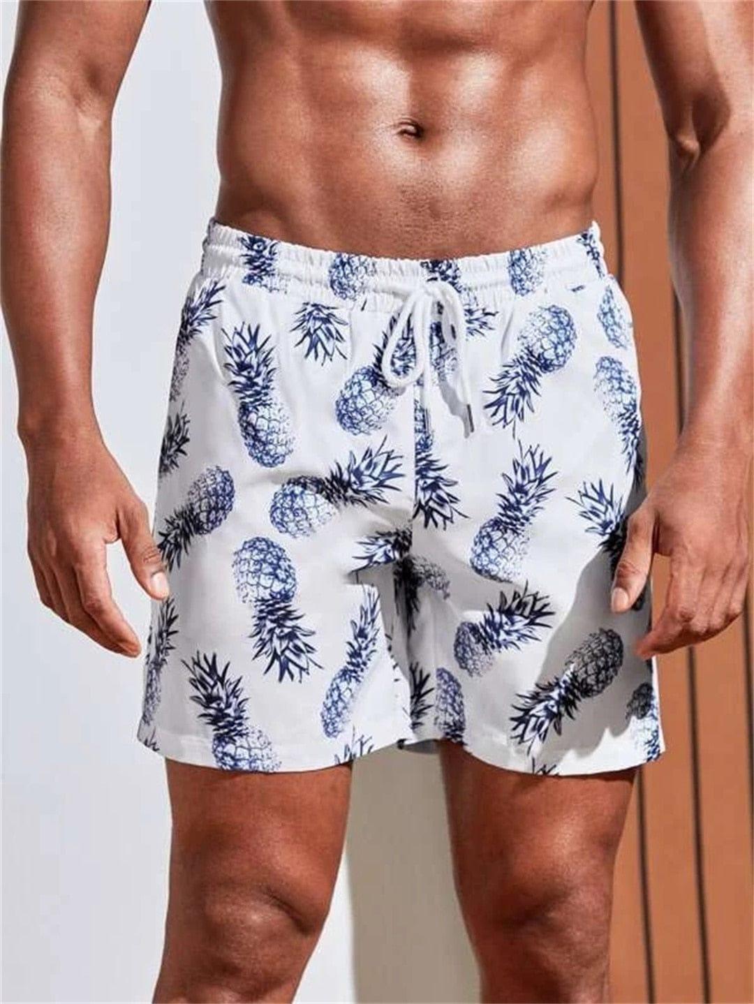 Landon swim short trunks (Plus sizes) Verso White S 